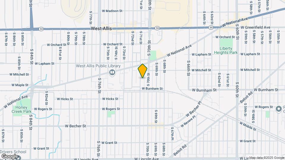 1744 S 71st St Map and Location Details
