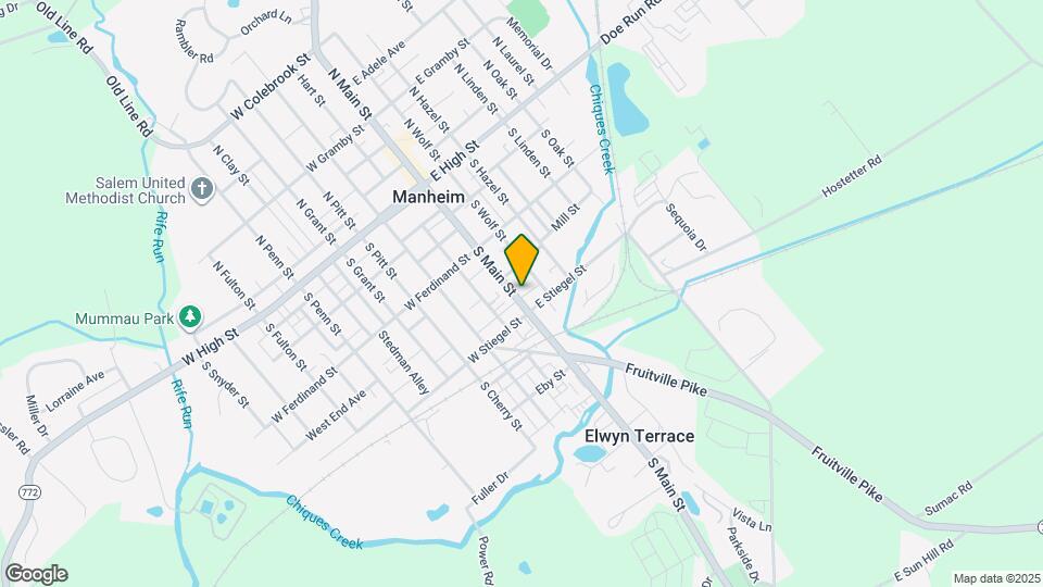 167 S Main St Map and Location Details