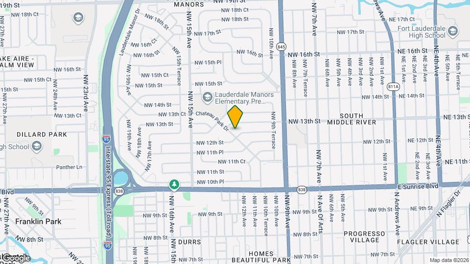 1204 Chateau Park Dr Map and Location Details