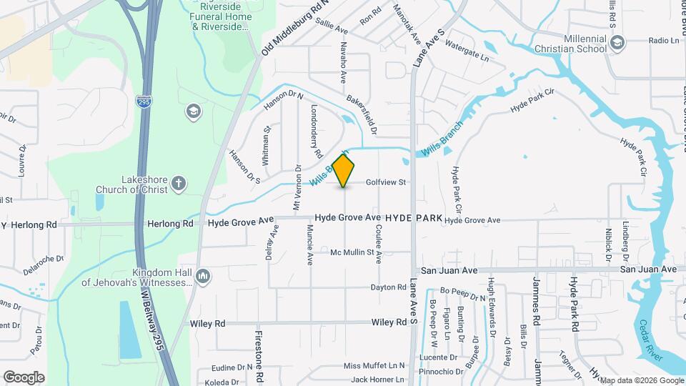 1824 Navaho Ave Map and Location Details