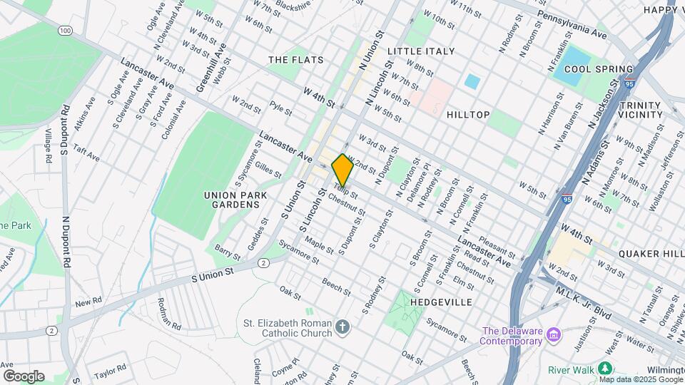 101 S Scott St Map and Location Details