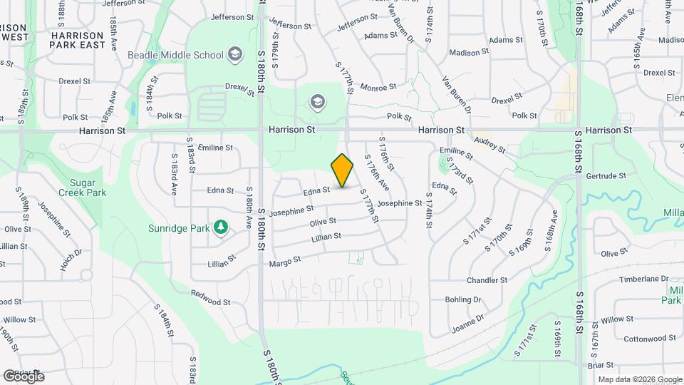 17721 Edna St Map and Location Details