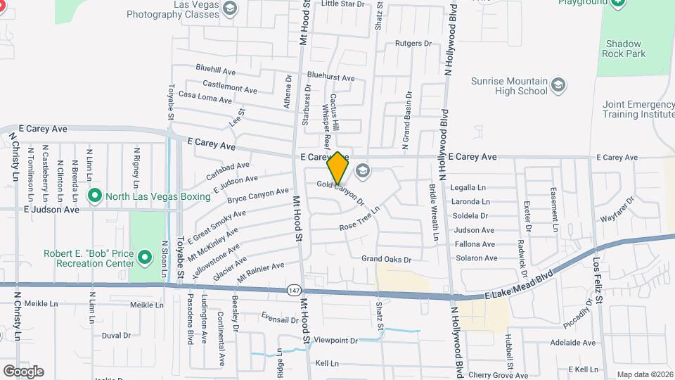 6421 Gold Canyon Dr Map and Location Details