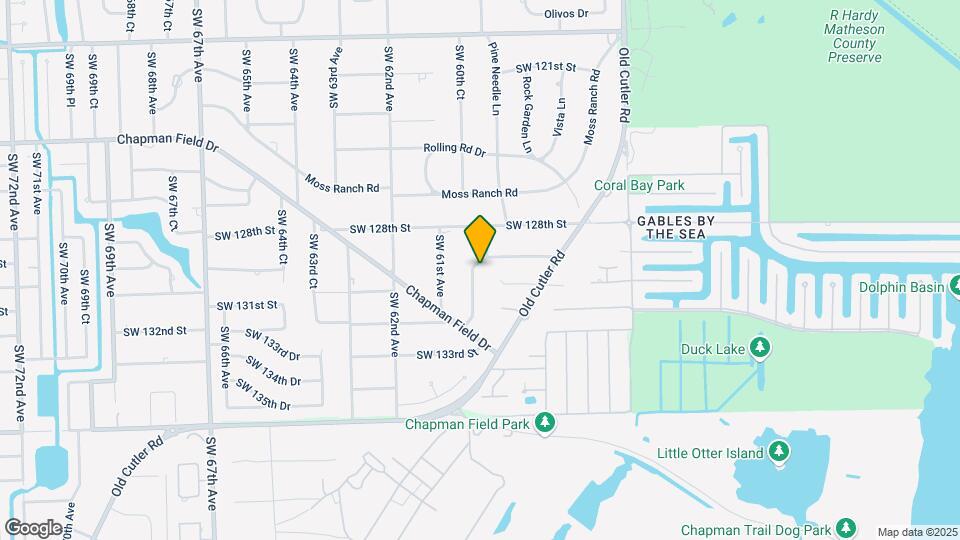 12929 SW 60th Ave Map and Location Details