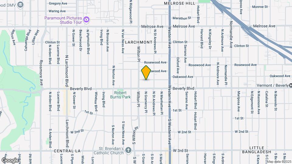 4832 Oakwood Ave Mapa y Detalles de la Ubicación