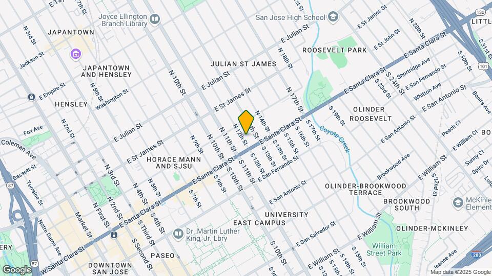 44 N 12th St Map and Location Details