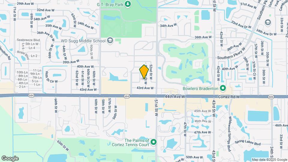 4120 52nd St Ct W Map and Location Details