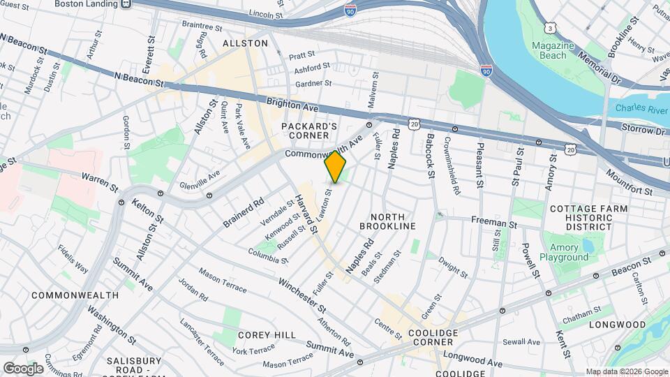 85 Lawton St, Unit 1 Map and Location Details