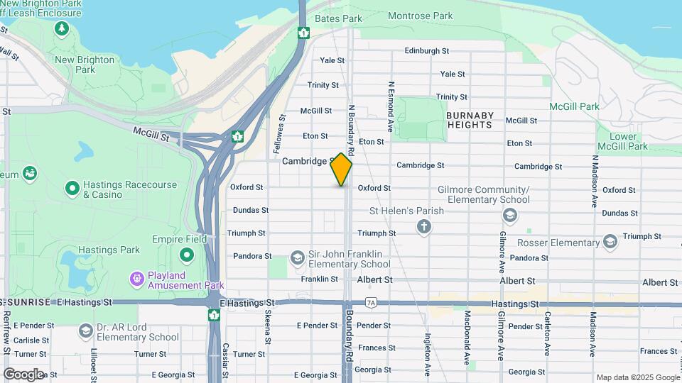 85 Boundary Rd N Map and Location Details