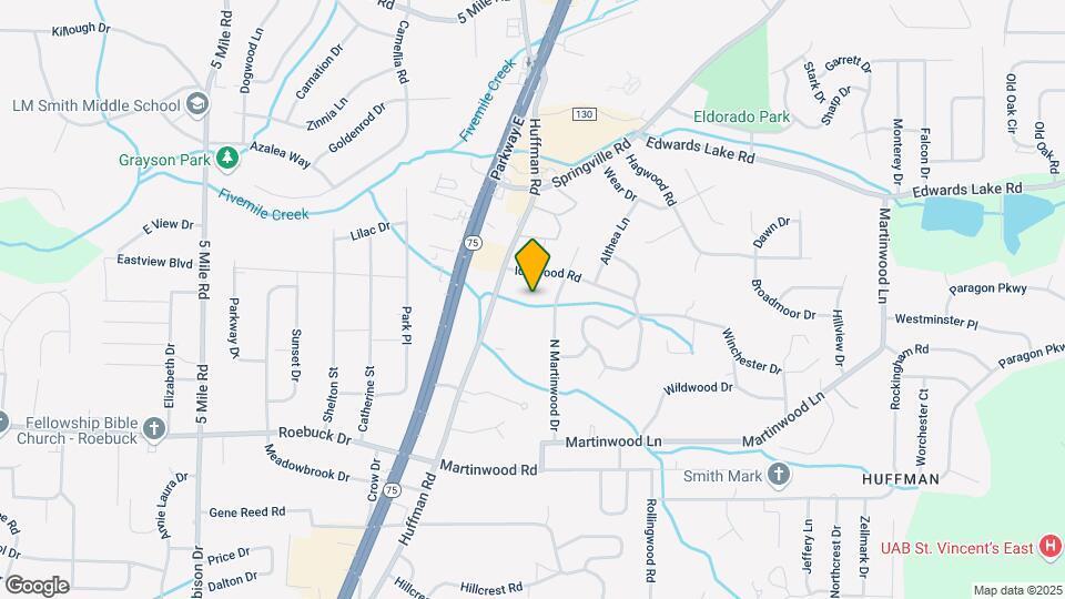 901 Idlewood Cir Map and Location Details