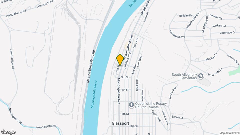 210 Monongahela Ave Map and Location Details