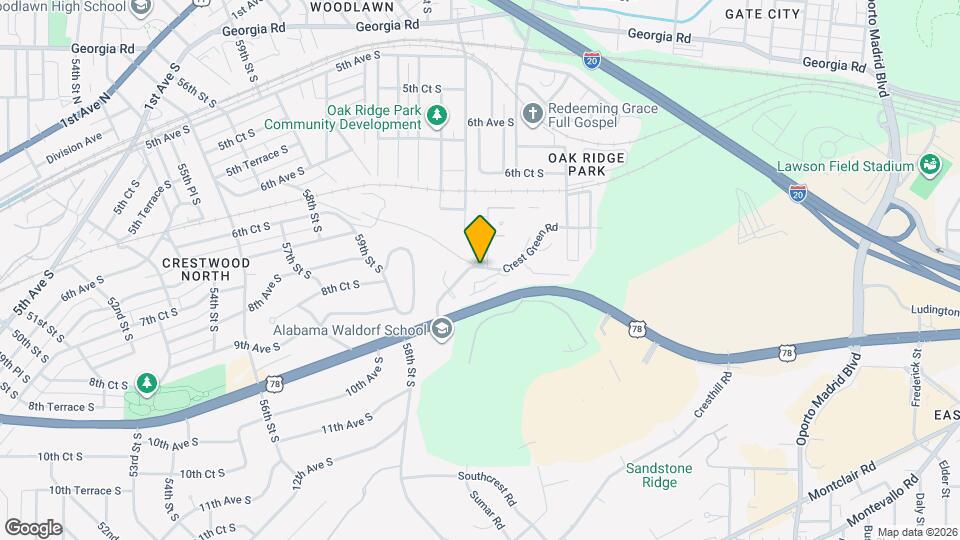 6241 Crest Green Rd Map and Location Details