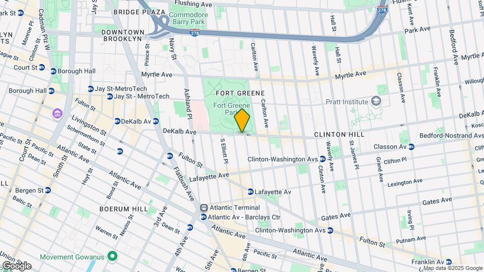 155 Dekalb Ave Map and Location Details