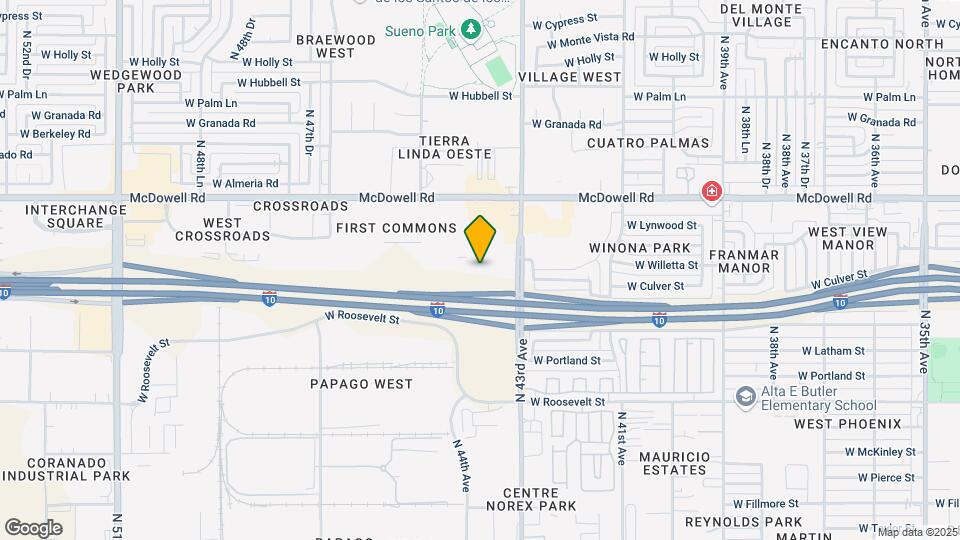 Furnished Studio-Phoenix - West Map and Location Details