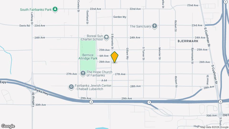 2601 S Barnette St Mapa y Detalles de la Ubicación