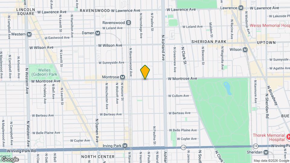 4351 N Hermitage Ave, Unit 2N Mapa y Detalles de la Ubicación