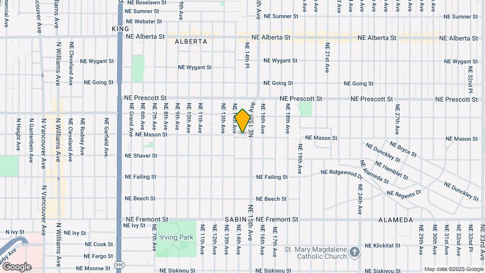 1429 NE Mason St, Unit 1429 Map and Location Details