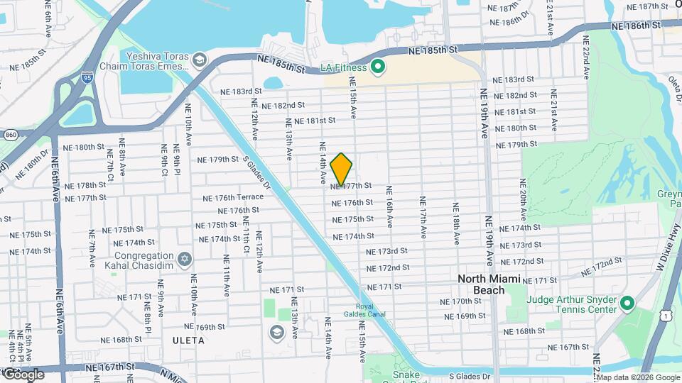 1448 NE 177th St Map and Location Details