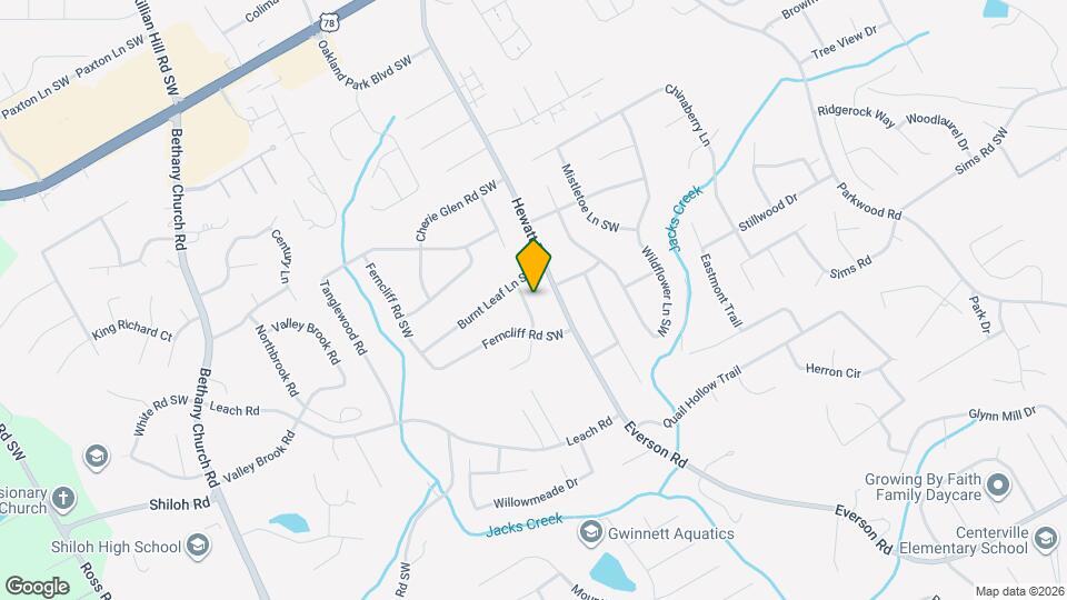 2524 Holly Berry Trail SW Map and Location Details