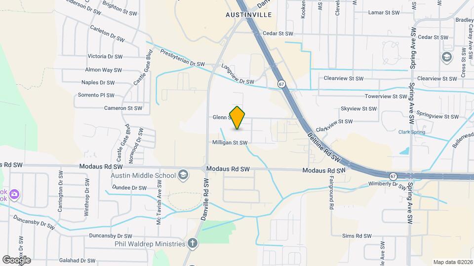 1809 Ororke Ln SW Map and Location Details