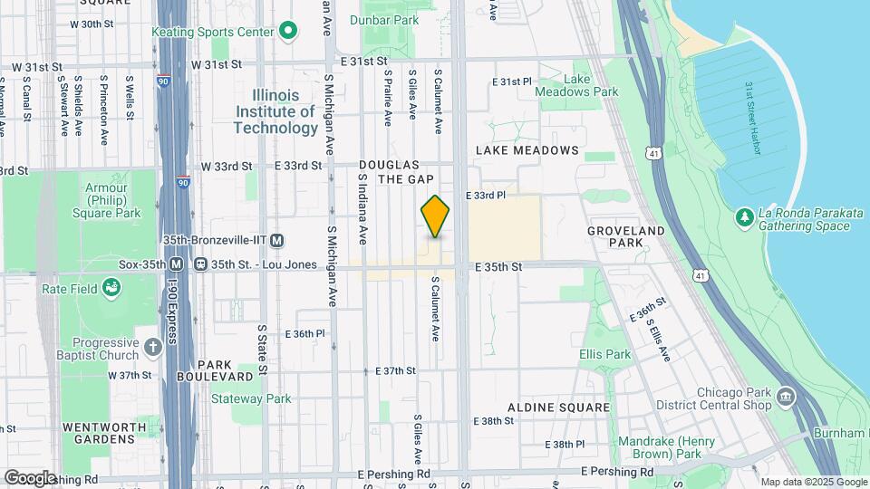 3434 S Calumet Ave Map and Location Details