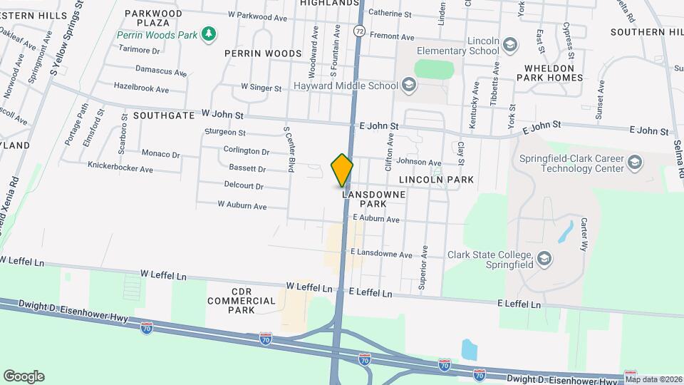 2011 S Limestone St Map and Location Details