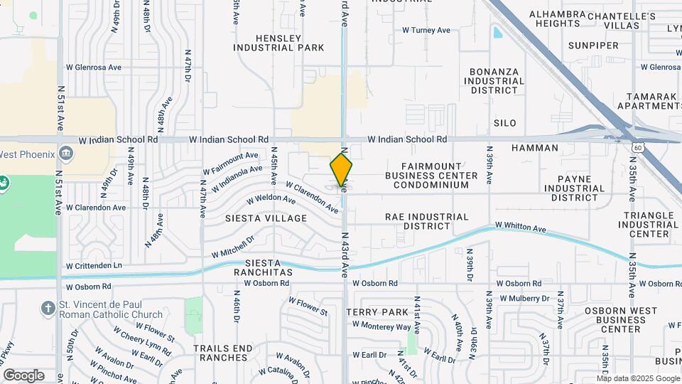 3840 N 43rd Ave, Unit 69 Map and Location Details