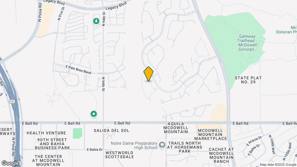17538 N 97th St Map and Location Details