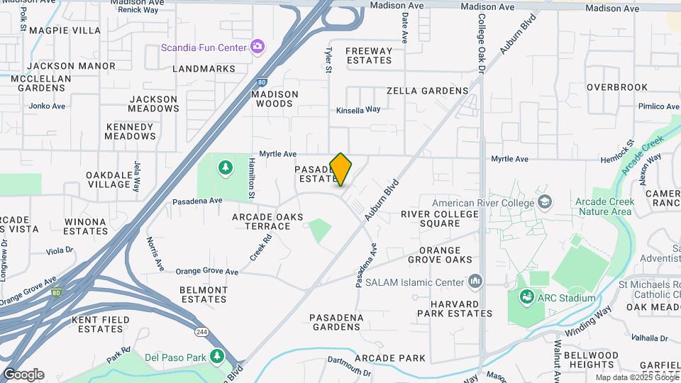 Pasadena Estates Map and Location Details