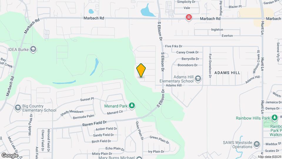 9811 Marbach Brk Mapa y Detalles de la Ubicación