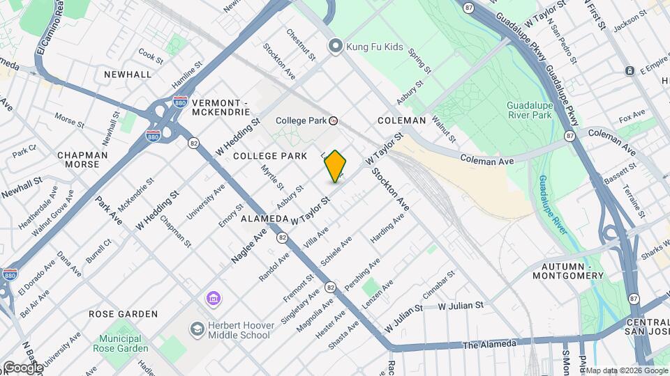 857 W Taylor St Mapa y Detalles de la Ubicación
