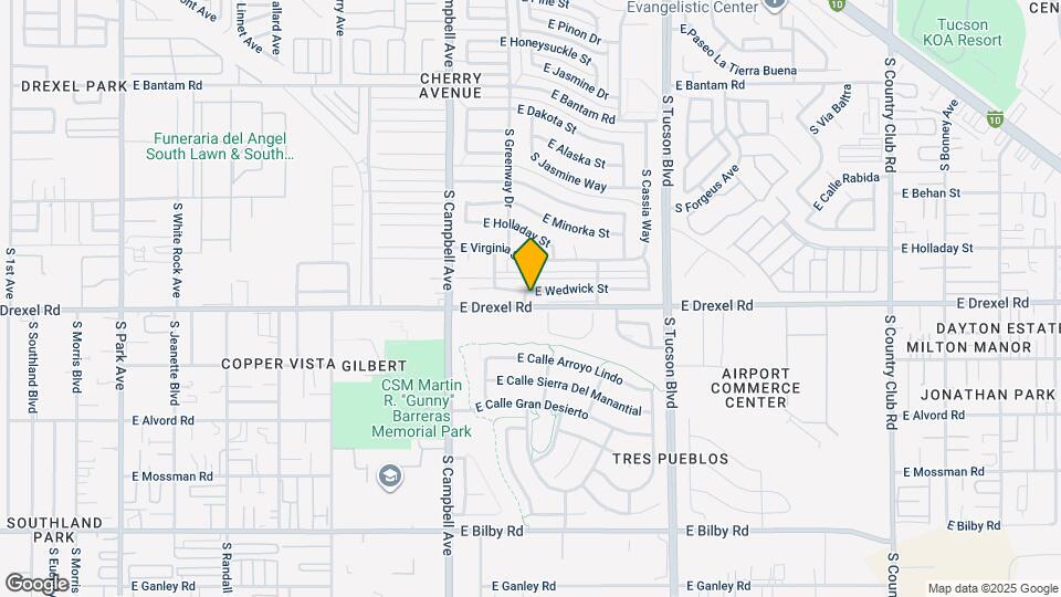 2102 E Wedwick St Map and Location Details