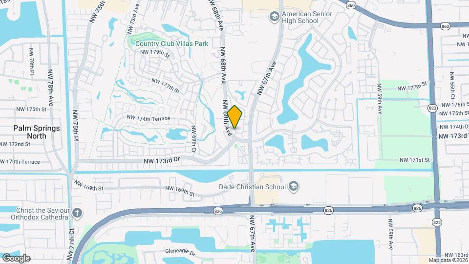 17320 NW 67th Pl, Unit N-7 Map and Location Details