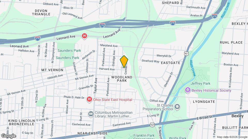 1720 Harvard Ave Map and Location Details