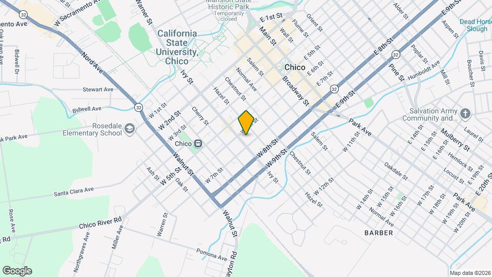 635 Ivy St Map and Location Details