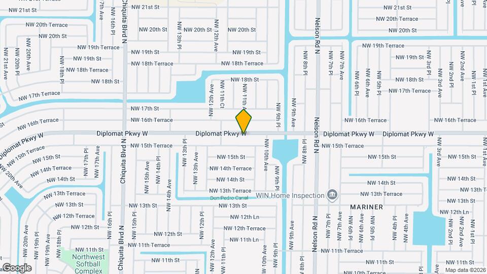 1100 Diplomat Pkwy W Map and Location Details