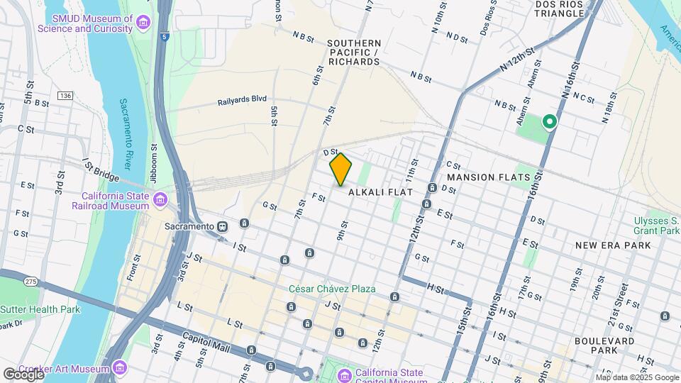 808 E St Map and Location Details