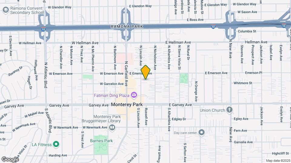 304 N Lincoln Ave Map and Location Details