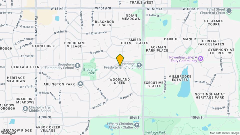 15564 S Blackfeather St Map and Location Details