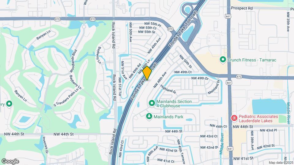 4803 NW 48th Terrace Map and Location Details