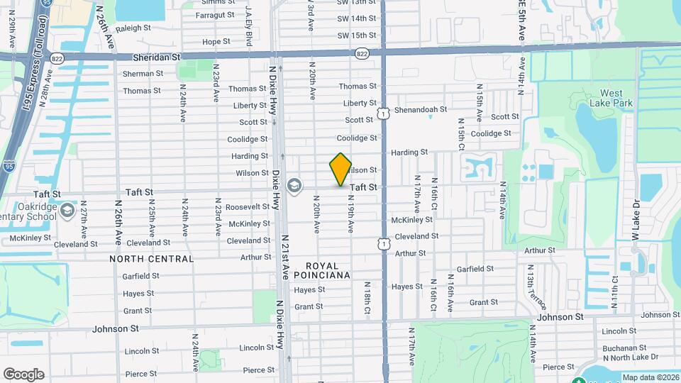 1918 Taft St Map and Location Details