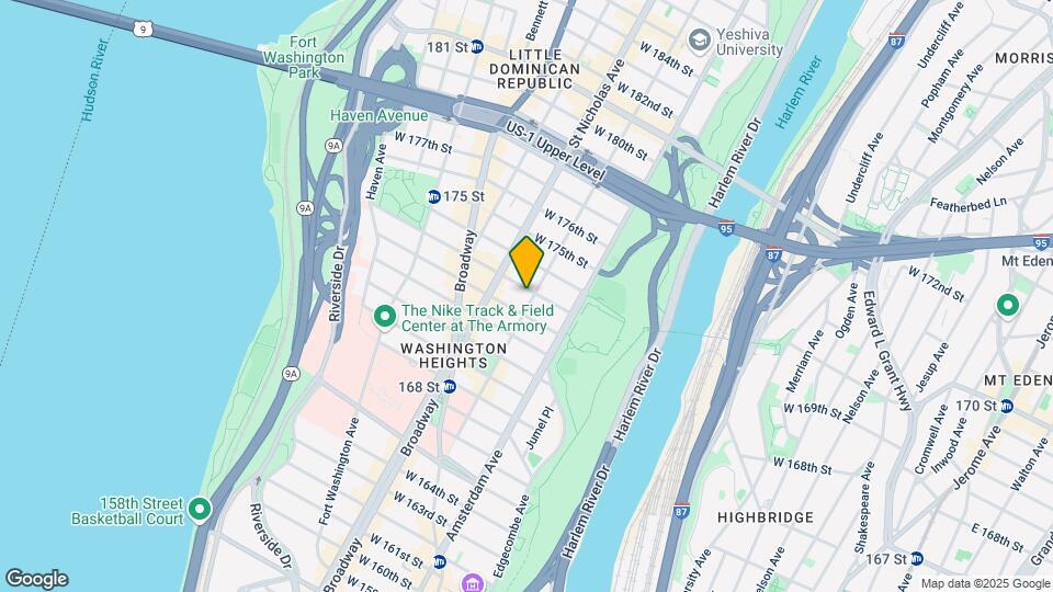 554 W 173rd St Mapa y Detalles de la Ubicación