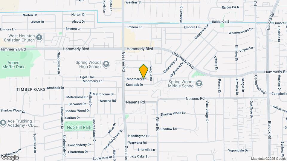 10115 Moorberry Ln Map and Location Details