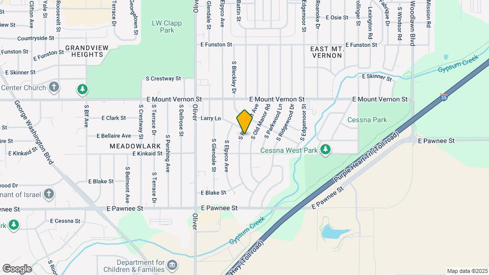 2142 S Pinecrest Ave Map and Location Details