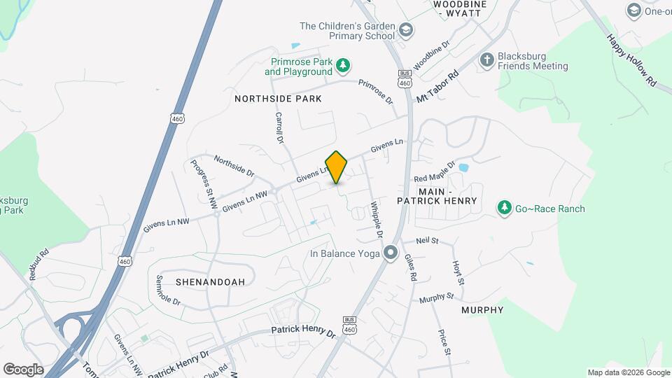 1707 Aden Ln Mapa y Detalles de la Ubicación