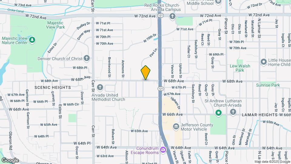 7790 W 68th Ave Map and Location Details