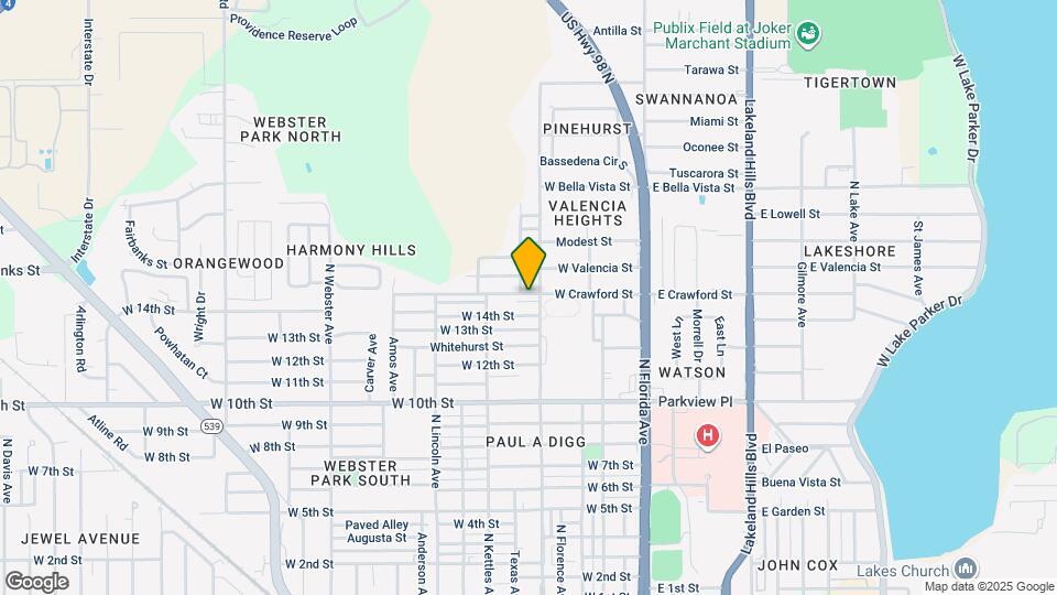 508 W Crawford St Map and Location Details