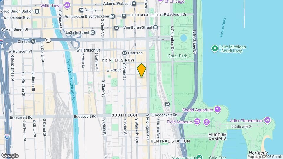 829 S Michigan Ave Mapa y Detalles de la Ubicación