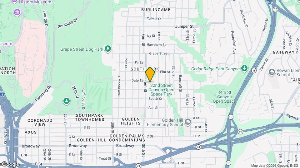 1636 Grove St Map and Location Details