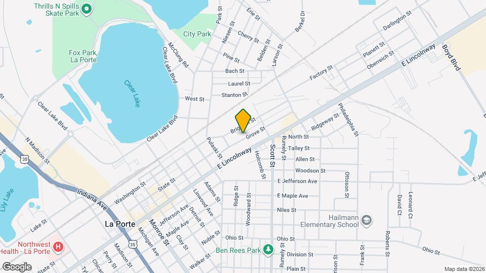 321 Grove St Map and Location Details